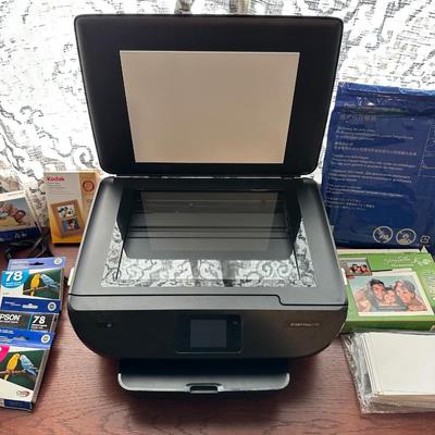 HP ENVY PHOTO 7155 PRINTER WITH EXTRAS