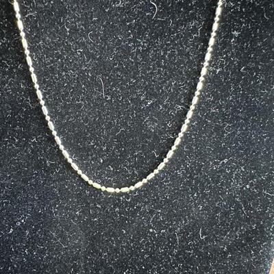 5 NECKLACES STAMPED 925 AND 925 “FAITH” RING