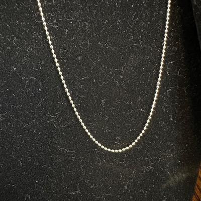 5 NECKLACES STAMPED 925 AND 925 “FAITH” RING
