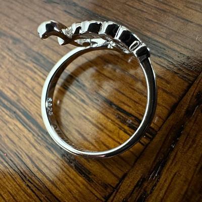 5 NECKLACES STAMPED 925 AND 925 “FAITH” RING