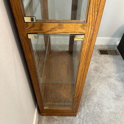 LIGHTED CURIO CABINET