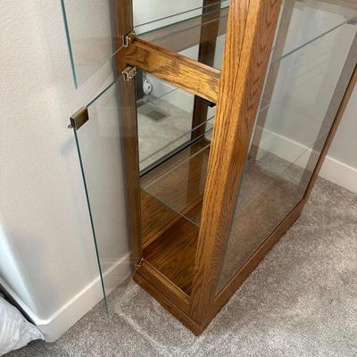 LIGHTED CURIO CABINET