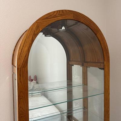 LIGHTED CURIO CABINET