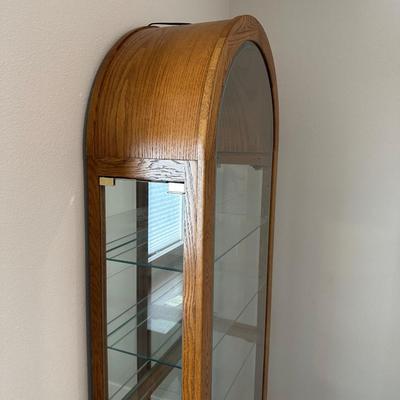 LIGHTED CURIO CABINET