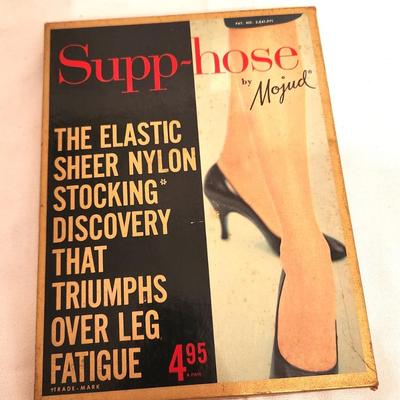 Lot #7 Vintage pair of Supp-Hose by Mojud - 1960's New in Box!
