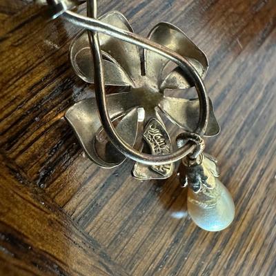 12K GOLD FILLED PENDANT AND 14K GOLD FILLED LADY ELGIN WATCH AND NECKLACE