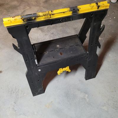 Two Plastic Sawhorses (W-EL)