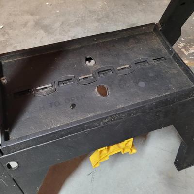 Two Plastic Sawhorses (W-EL)