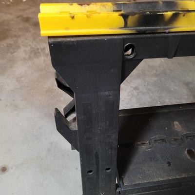 Two Plastic Sawhorses (W-EL)