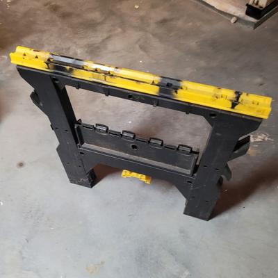 Two Plastic Sawhorses (W-EL)