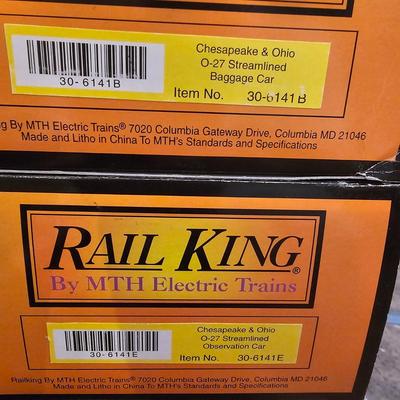 Chesapeake & Ohio A-B-A F7A Set & Five Coaches + Boxes (T1-JS)