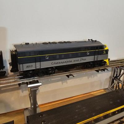 Chesapeake & Ohio A-B-A F7A Set & Five Coaches + Boxes (T1-JS)