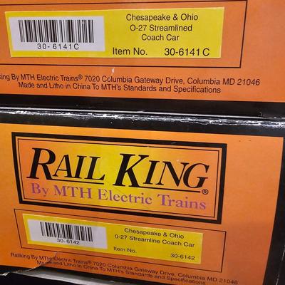 Chesapeake & Ohio A-B-A F7A Set & Five Coaches + Boxes (T1-JS)