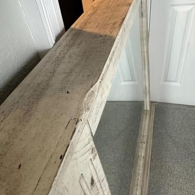 IFD Distressed Wood Fireplace Mantel – Made in Mexico