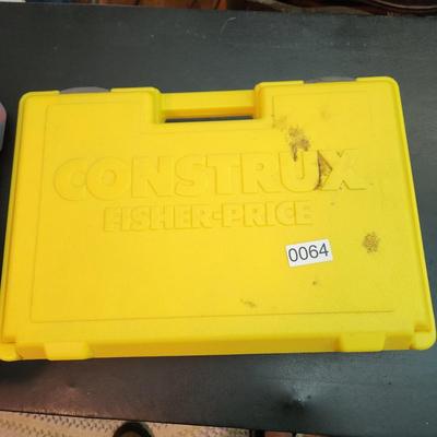 Lot of Fisher Price Contrux with case