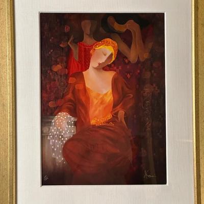 Framed Arbe Oil Painting Signed & Numbered