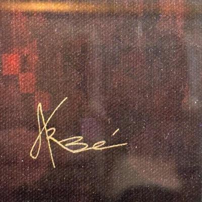 Framed Arbe Oil Painting Signed & Numbered