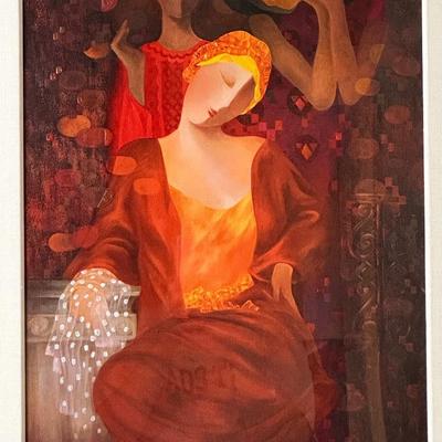 Framed Arbe Oil Painting Signed & Numbered