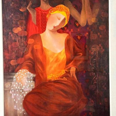Framed Arbe Oil Painting Signed & Numbered