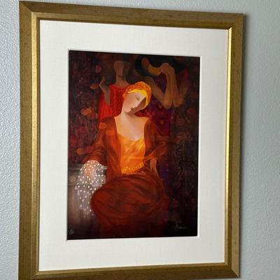 Framed Arbe Oil Painting Signed & Numbered