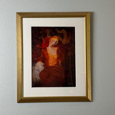 Framed Arbe Oil Painting Signed & Numbered