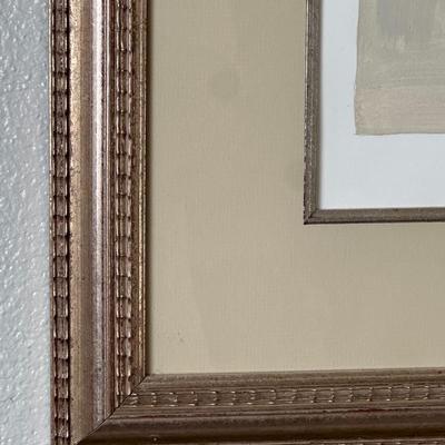 Framed Original Mixed Media Artwork “Flower II” by Annabel Hewitt