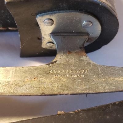 Canadian Rocket Ice Skates & Sears Metal Roller Skates (LR-KD)