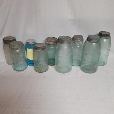 Vintage Mason Jars, Apothecary & Soda Bottles Plus More (W-EL)
