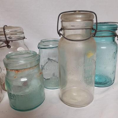 Vintage Mason Jars, Apothecary & Soda Bottles Plus More (W-EL)