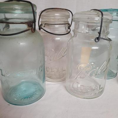 Vintage Mason Jars, Apothecary & Soda Bottles Plus More (W-EL)