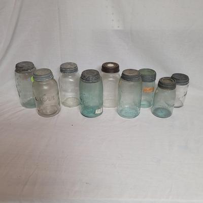 Vintage Mason Jars, Apothecary & Soda Bottles Plus More (W-EL)