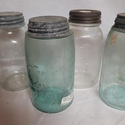 Vintage Mason Jars, Apothecary & Soda Bottles Plus More (W-EL)