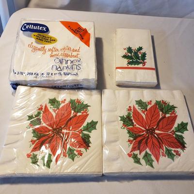 Ceramic Candle Holders-Lefton, Metal Card Holder and NIB Paper Products (LR-KD)