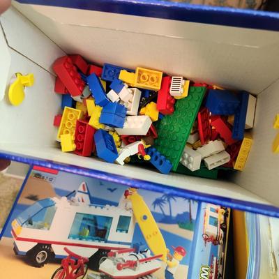 Mixed Lot of Lego Blocks and Figures, Basic Tote, 6247,6351, not sure if any are complete sets