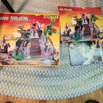 Mixed Lot of Lego Blocks and Figures, Basic Tote, 6247,6351, not sure if any are complete sets