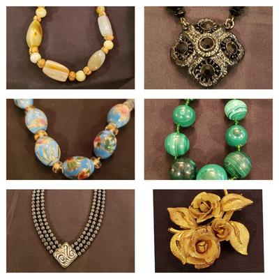 Necklaces, Earrings, Cameo Brooch & More (K-KD)