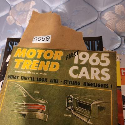 Lot of 1960's Car Magazines Motor Tend ,Popular Hot Rodding