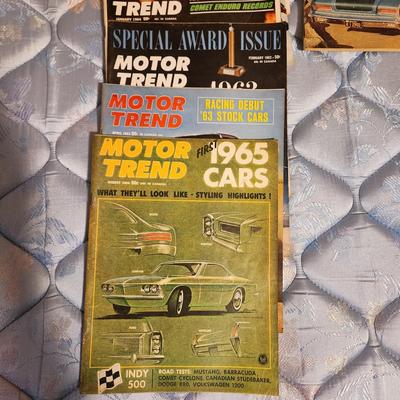 Lot of 1960's Car Magazines Motor Tend ,Popular Hot Rodding