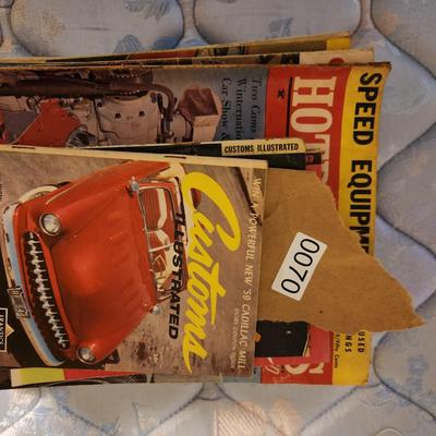 Lot of Car Magazines 1960's Customs Cars Hot rod Parts