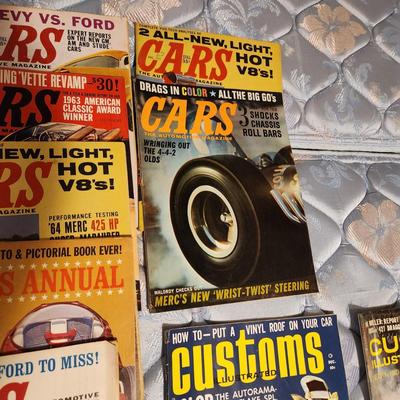 Lot of Car Magazines 1960's Customs Cars Hot rod Parts