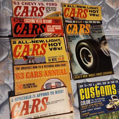 Lot of Car Magazines 1960's Customs Cars Hot rod Parts
