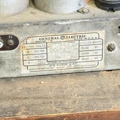 154B: General Electric Vintage Radio