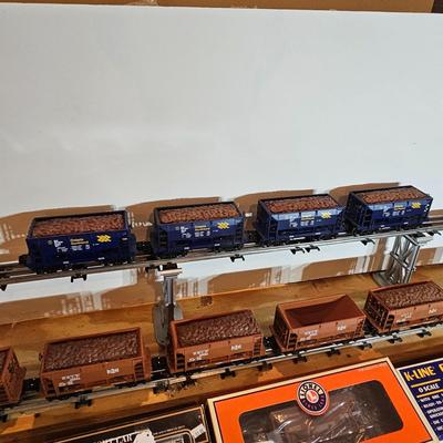 Grand Assortment of Ore Cars w/Boxes (T1-JS)
