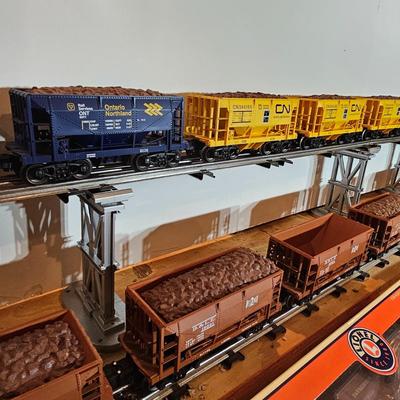 Grand Assortment of Ore Cars w/Boxes (T1-JS)