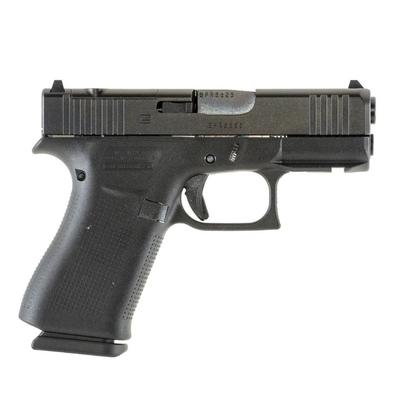 Sale Photo Thumbnail #259: MANUFACTURER: GLOCK
FAMILY: G43 Series
MODEL: G43X MOS
TYPE: Semi-Auto Pistol
ITEM GROUP: Centerfire Polymer Pistols
ACTION: Safe Action
CALIBER/GAUGE: 9mm
FINISH: Gas Nitride
FINISH TYPE: Black
FRAME: Polymer Frame
BARREL: 3.39"
OVERALL LENGTH: 6.5"
CAPA