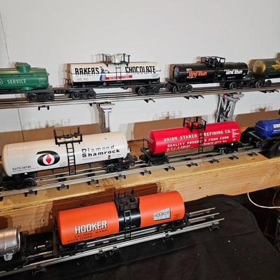 Ultimate Assortment of O Gauge Tank Cars (T1-JS)