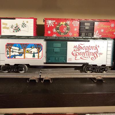 Assorted Christmas Holiday Boxcars & More (T1-JS)