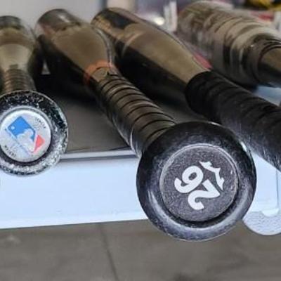 Sale Photo Thumbnail #84: Baseball / Softball bat lot. 
You will receive all bats pictured and will come as is.