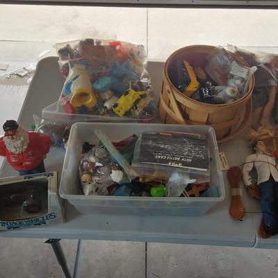 Sale Photo Thumbnail #94: You will receive everything pictured in this lot as is. 
Great lot with tons of upside. 
Toys such as Barbie , Dora the Explorer,  Handheld games, GI Joe figures plus tons more.
