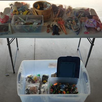 Sale Photo Thumbnail #93: You will receive everything pictured in this lot as is. 
Great lot with tons of upside. 
Toys such as Barbie , Dora the Explorer,  Handheld games, GI Joe figures plus tons more.